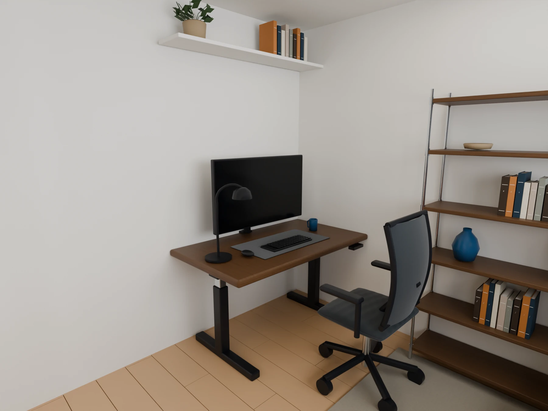Study desk / ACTUAL BLENDER RENDER