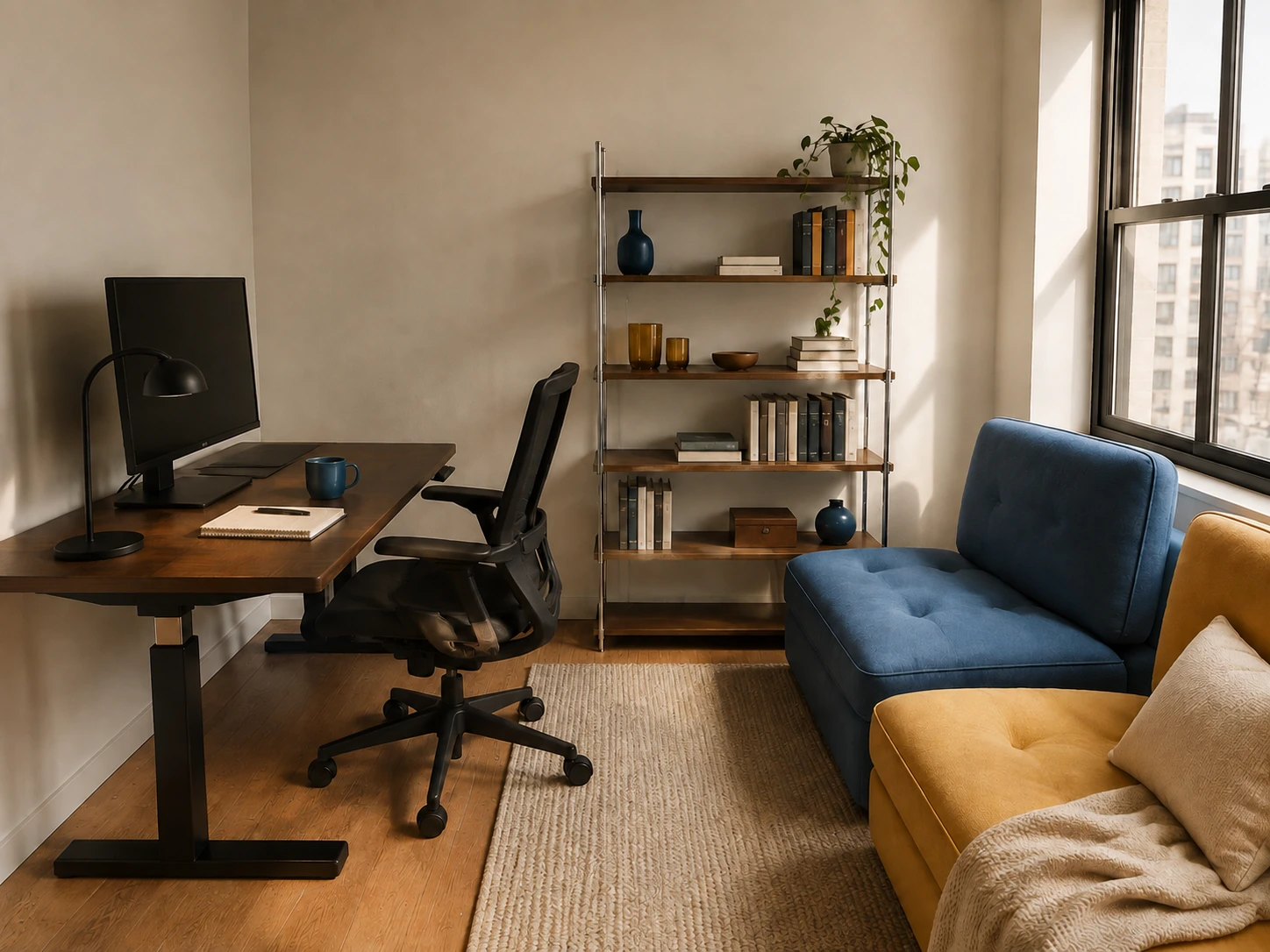 Study / lounge / AI VISION / MATERIALS + ATMOSPHERE