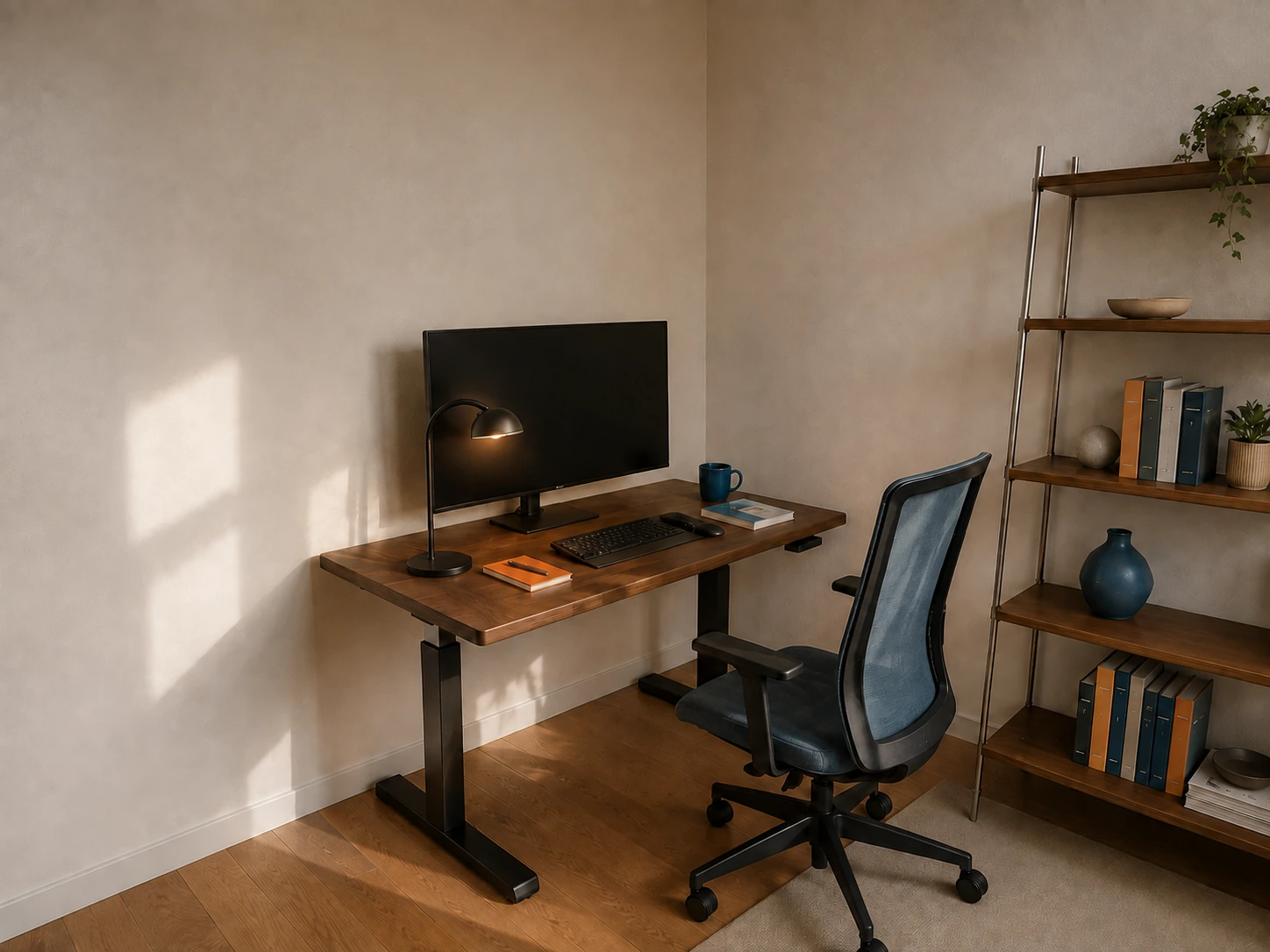 Study desk / AI VISION / MATERIALS + ATMOSPHERE